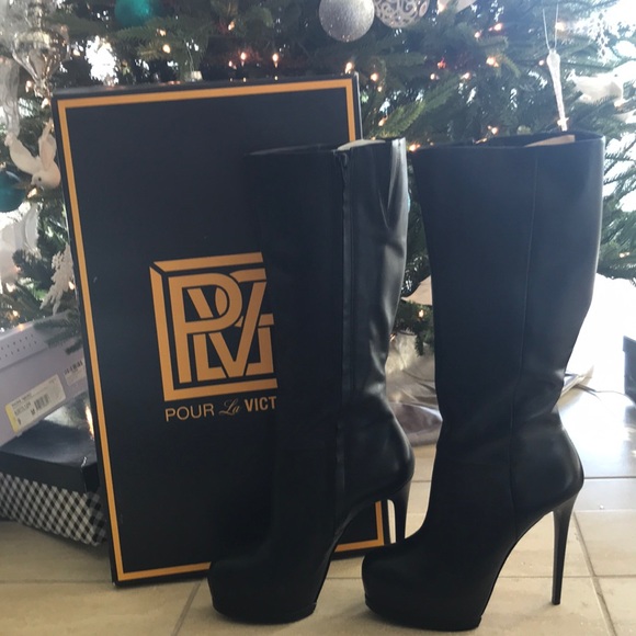 Boots pour La Victoire Black - Picture 1 of 8